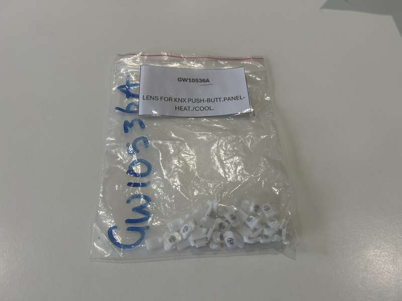 LENS FOR KNX PUSH-BUTT.PANEL-HEAT./COOL. GW10536A