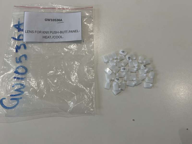 LENS FOR KNX PUSH-BUTT.PANEL-HEAT./COOL. GW10536A