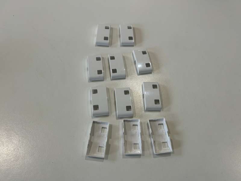 GW10553 GEWISS 1M KEYS FOR PUSHBUTTON PANELS 2 SYMBOLS WHITE