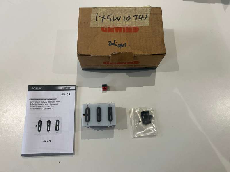KNX EASY TOUCH PANEL MODULE 6 CHANNEL GW10741