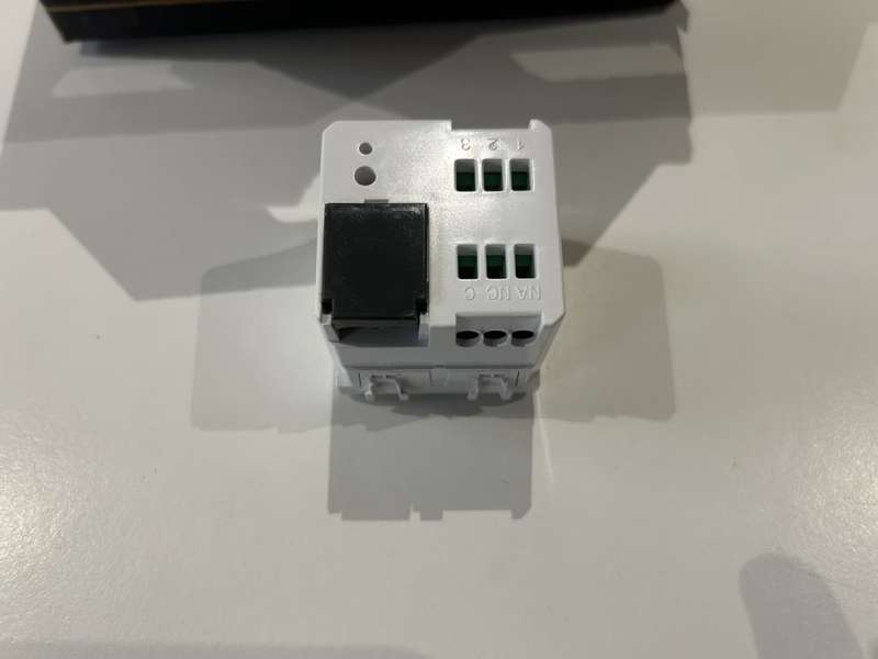 KNX EASY TIMED THERMOSTAT/SLAVE WHITE GW10765H
