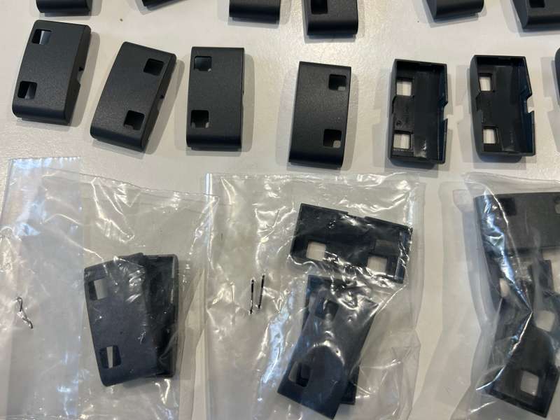 GW12553 GEWISS 1M KEYS FOR PUSHBUTTON PANELS 2 SYMBOLS BLACK