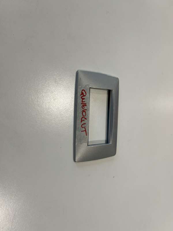 GEWISS 4X4 COVER PLATE 3 GANG WHITE WALL PLATE GW16142VT GEWISS