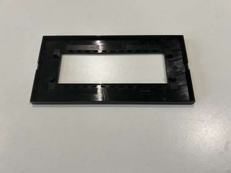 GEO PLATE 6-GANG TONER BLACK GW16406TN GEWISS