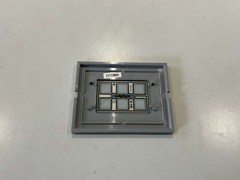 KNX ICE TOUCH COVER PLATE TITANIUM 6 INT SYM GW16946CT