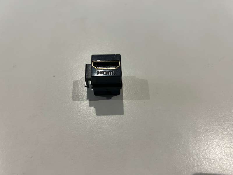 CHORUS KEYSTONE HDMI ADAPTOR JACK BLACK GW38056 GEWISS