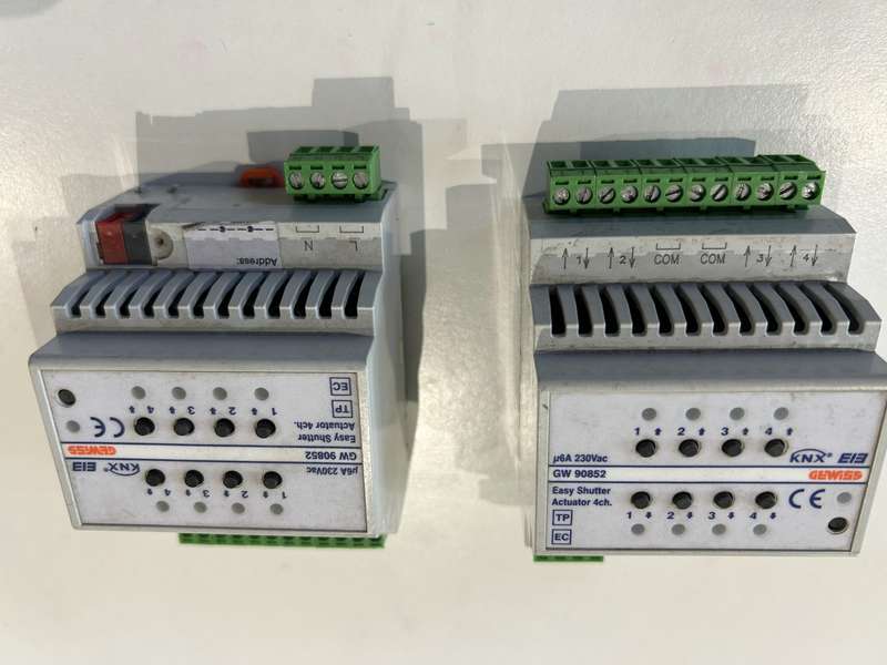 KNX EASY ROLLER SHUTTER ACTUATOR 4 CHANNEL 6A GW90852