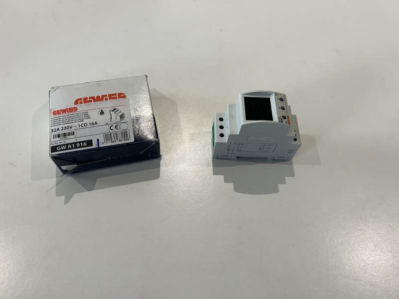 ZIGBEE P-COMFORT LOAD MANAGEMENT RELAY GWA1916 GEWISS