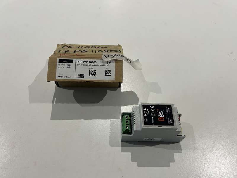 BES Ingenium PS110800 80MA POWER SUPPLY - 29V DC AUX. OUPUT - DIN FORMAT
