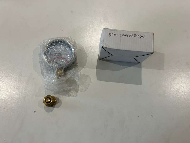 TEMPERATURE & PRESSURE GAUGE (UFH)