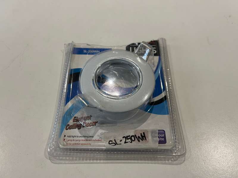 WHITE 82mm ADJ. D/LIGHTER MR16 SL-250WH