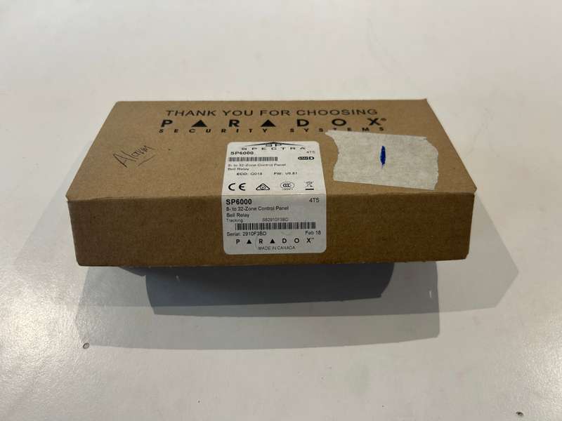 SP6000 8-TO 32-ZONE CONTROL PANEL