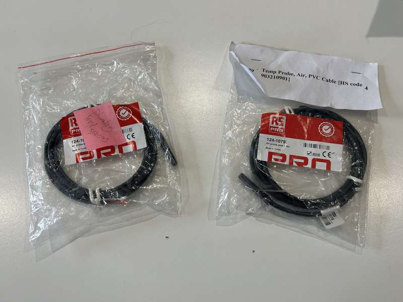 TEMP PROBE  AIR  PVC CABLE {HS CODE 903210901} 124-1079