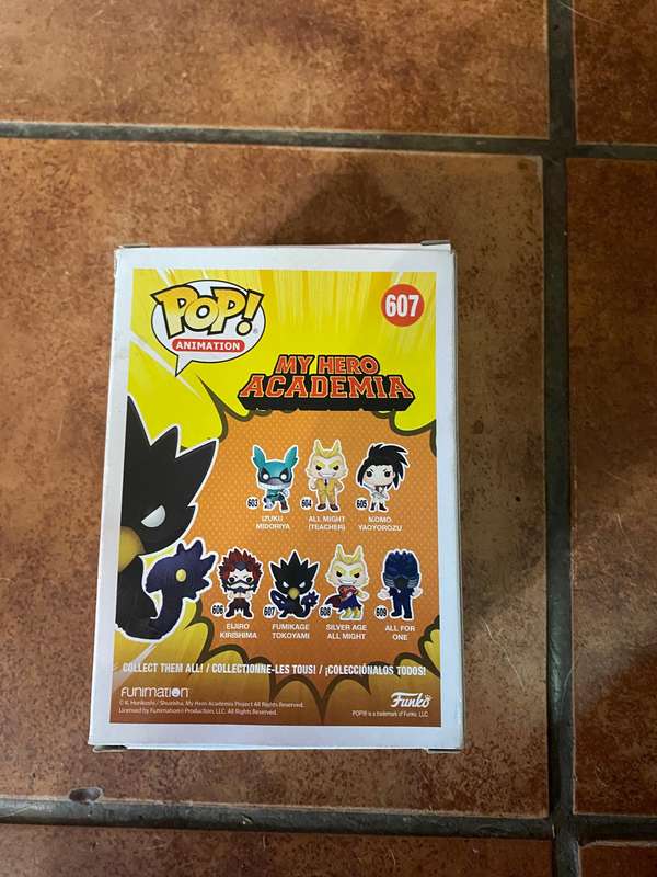 Funko Pop! Animation 607: My Hero Academia - Fumikage Tokoyami Vinyl Figure