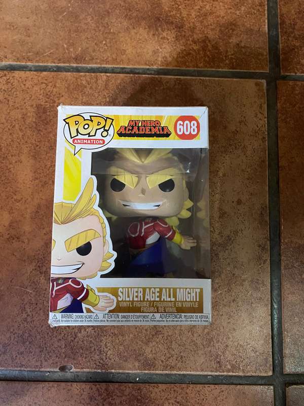 Funko Pop! Animation 608: My Hero Academia - Silver Age All Might Vinyl Figure