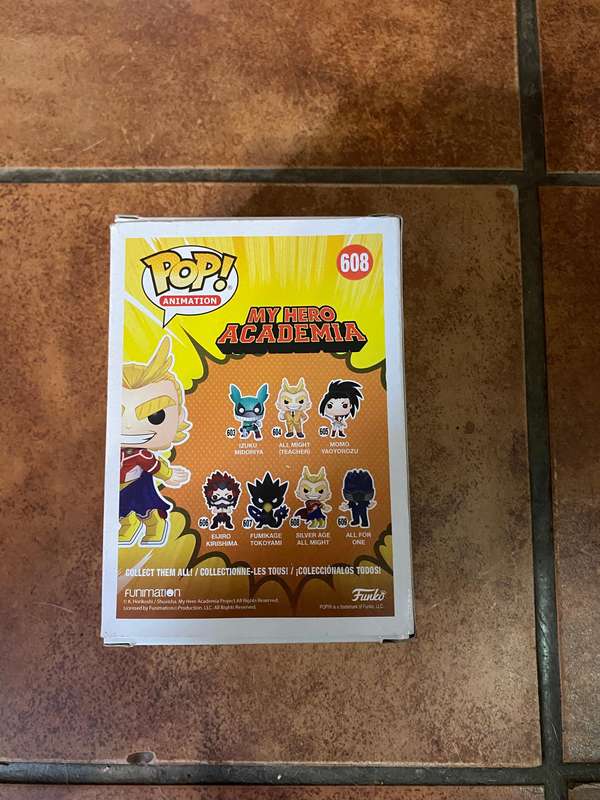 Funko Pop! Animation 608: My Hero Academia - Silver Age All Might Vinyl Figure