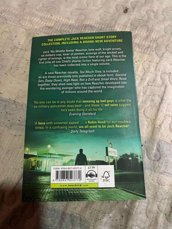 Jack Reacher No middle Name by Lee Child