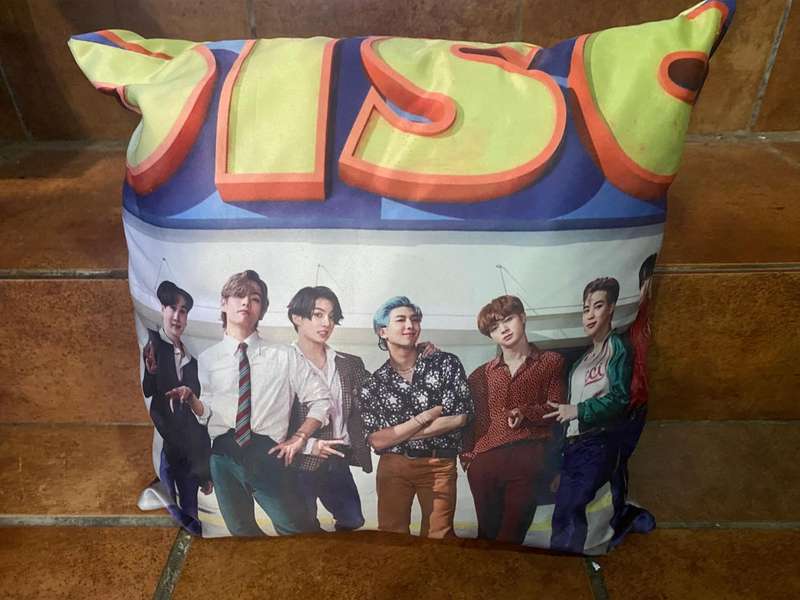 BTS bundle Pillow and water bottle