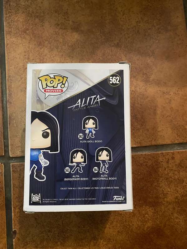 Funko Pop! Movies 562: Alita Battle Angel - Alita (Doll Body)Vinyl Figure