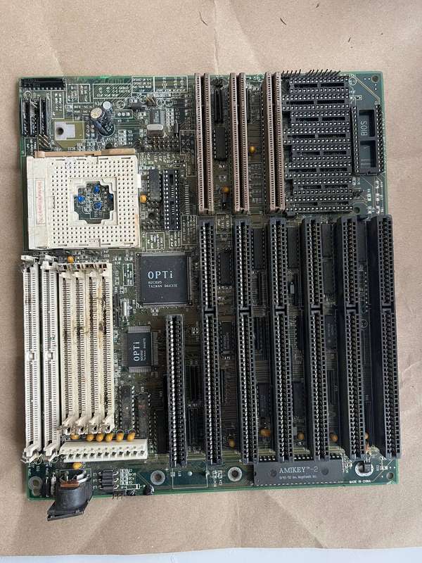 QDI V4P895P3/SMT Retro OPTi Chip Motherboard Socket 3 PC Motherboard 256KB Cache