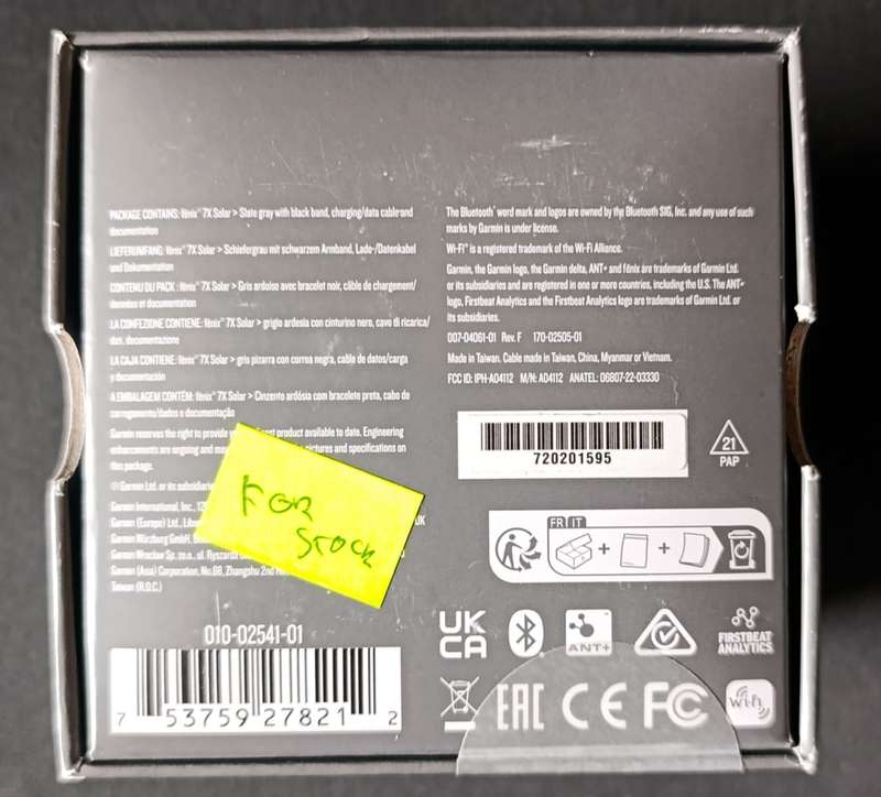 Garmin Fenix 7X - Solar