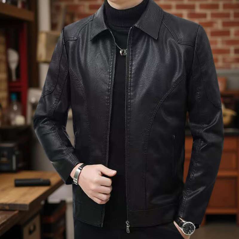 Men's  Genuine Leather Jacket