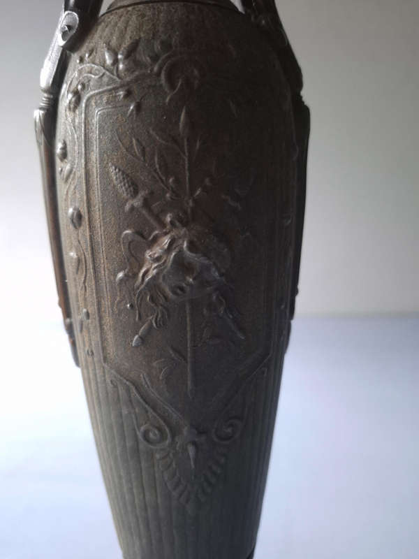 Iron Art Nouveau Candle Sticks