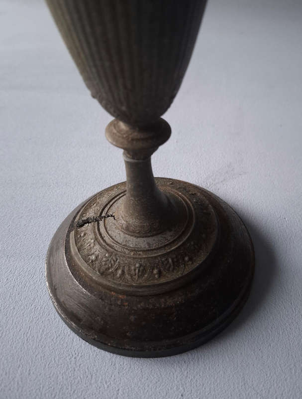 Iron Art Nouveau Candle Sticks