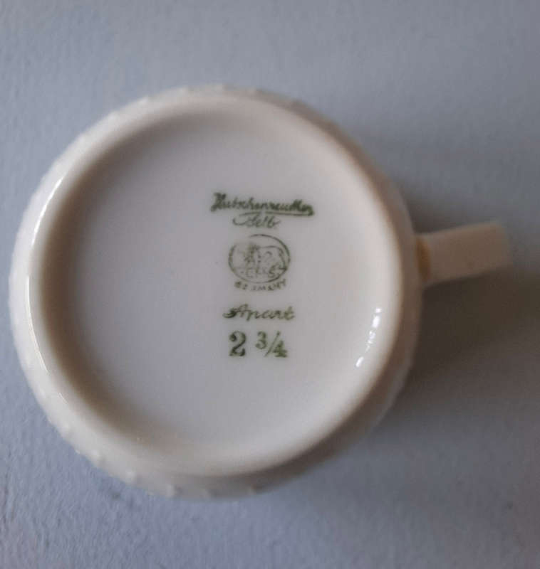 Vintage Hans Achtziger per Hutschenreuther Selb Demitasse Coffee Set