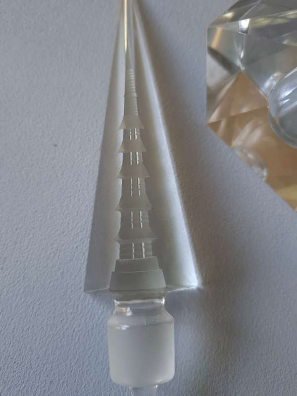Hoya Crystal Pagoda Perfume Bottle