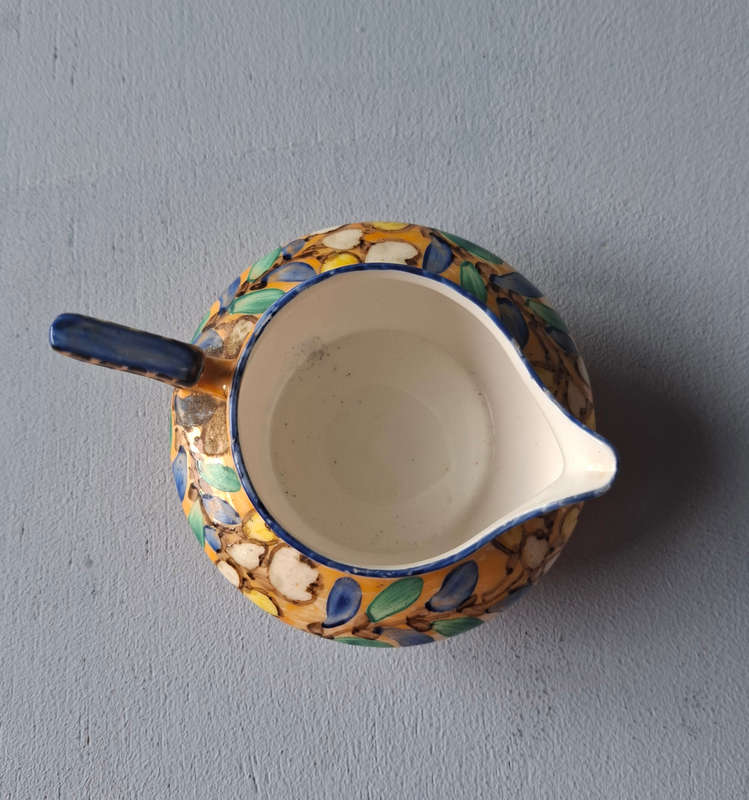 Handpainted Porcelain Creamer and Sugar Bowl Marked Duchess China 1910-1933