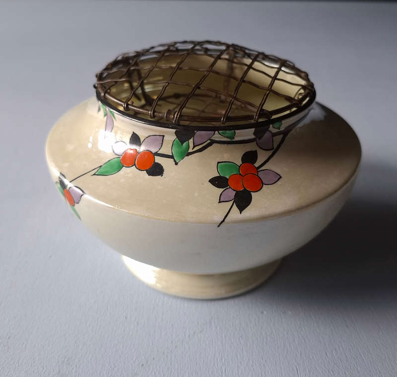 Shelley Pottery Art Deco Flower Bowl Vase