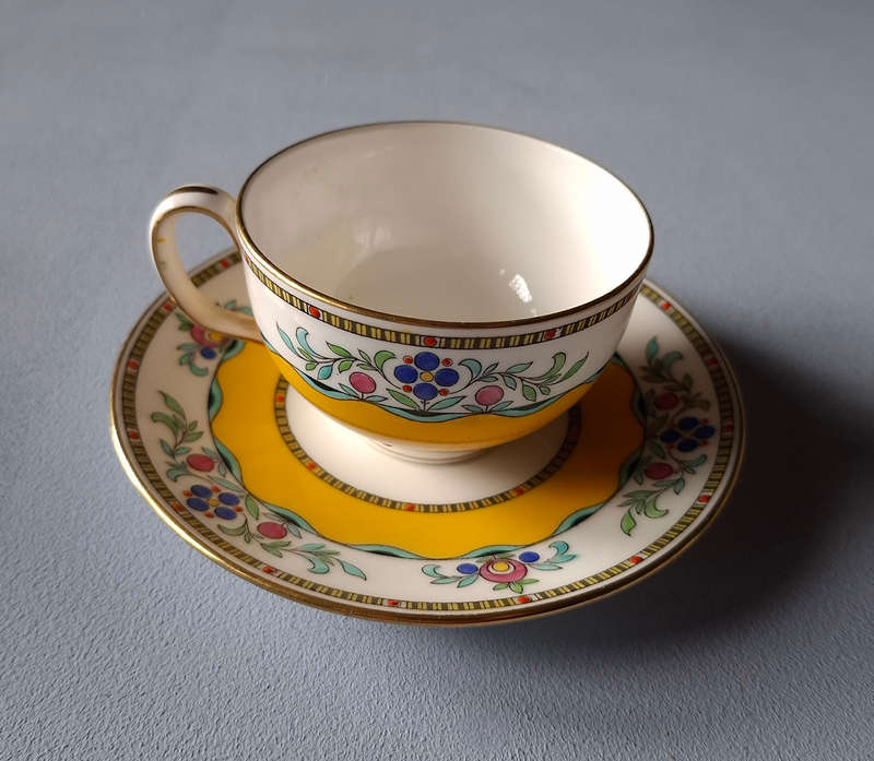 Minton Early 20th Century Cup and Saucer, Sugar Bowl and Side Plate