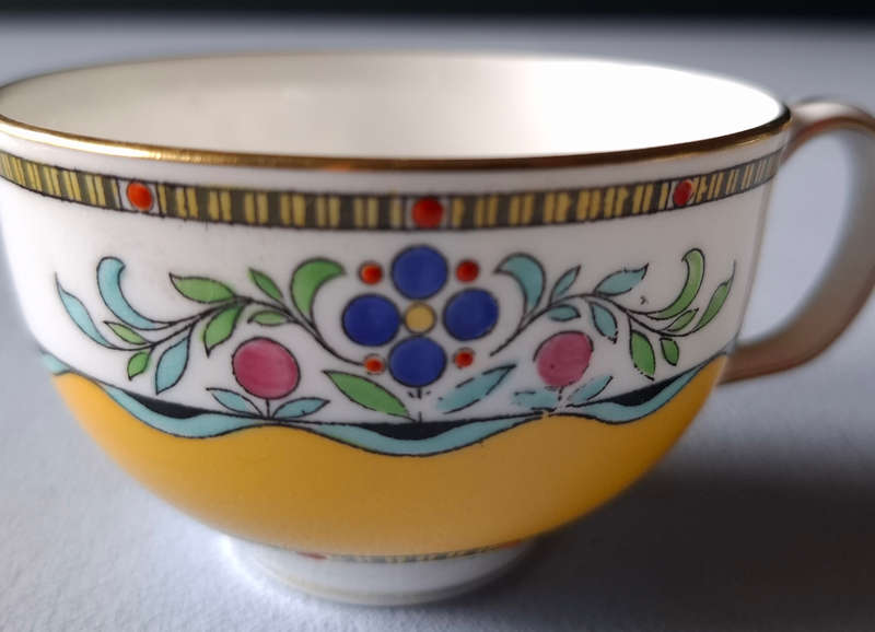 Minton Early 20th Century Cup and Saucer, Sugar Bowl and Side Plate