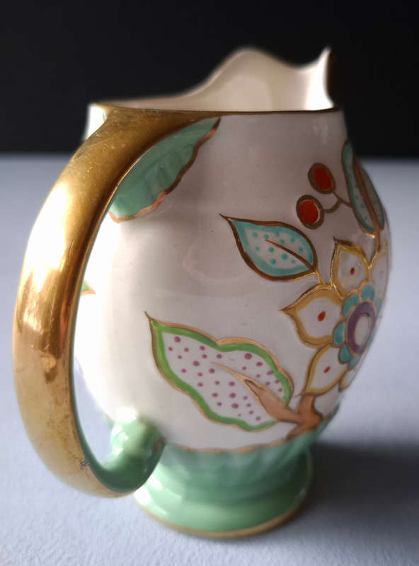 Art Deco Crown Devon Handpainted Decorative Jug