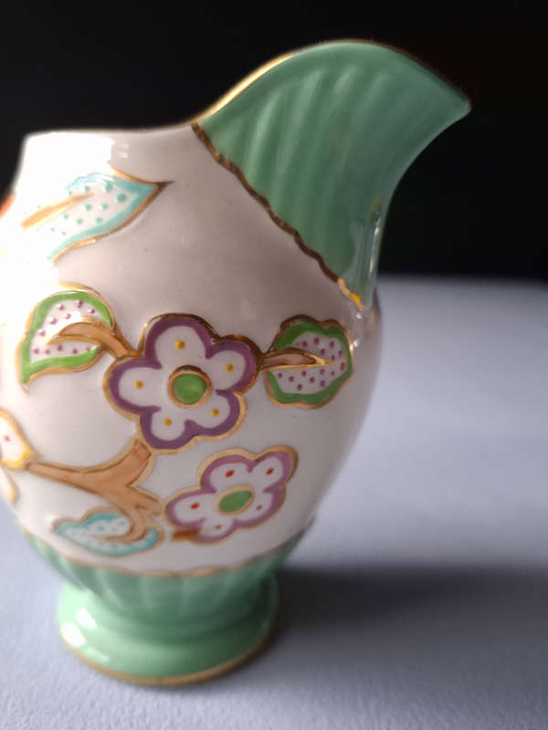 Art Deco Crown Devon Handpainted Decorative Jug