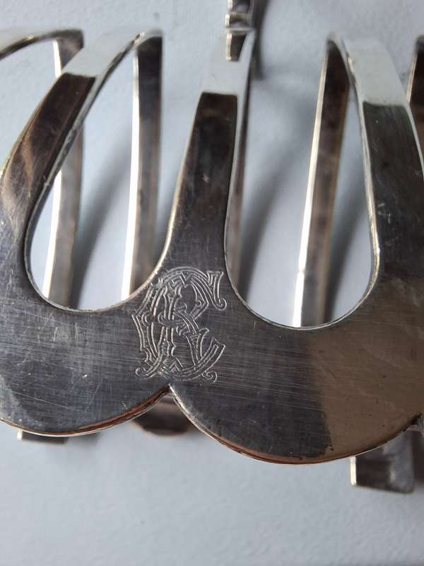 Mappin & Webb Prince's Plate Triple Deposit Silver-plated Toast Rack