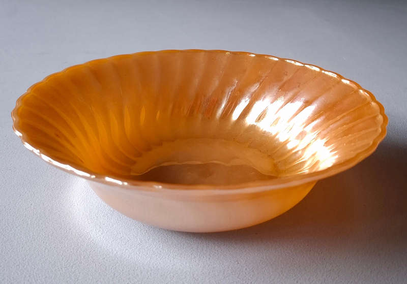 Anchor Hocking Fire-King Serving Bowl - Carnival Glass