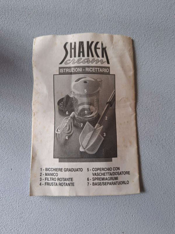 Retro Shaker Italian