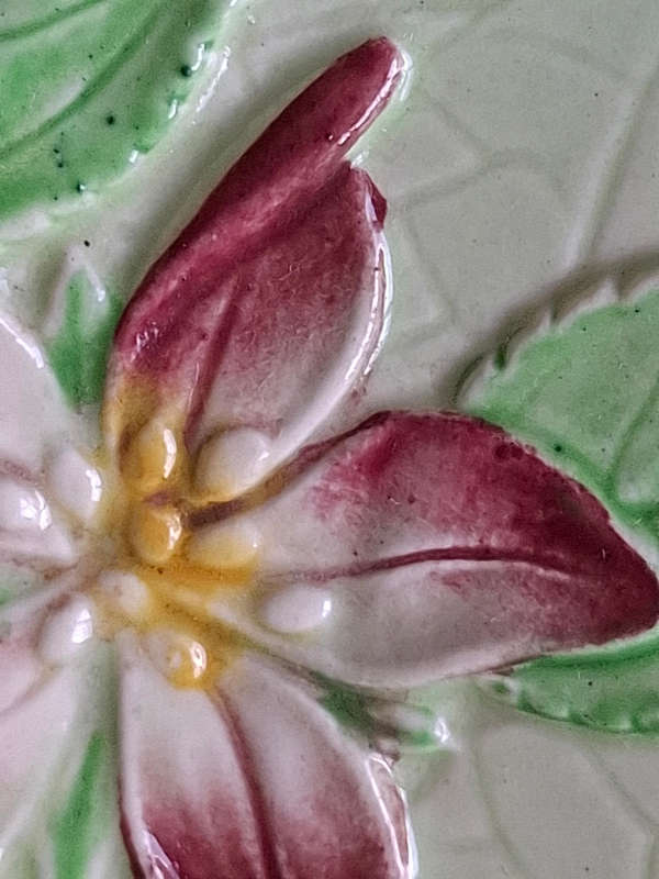 Carlton Ware Green Apple Blossom Triangular Plates