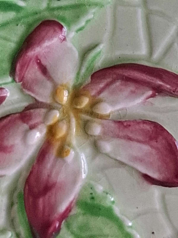 Carlton Ware Green Apple Blossom Triangular Plates