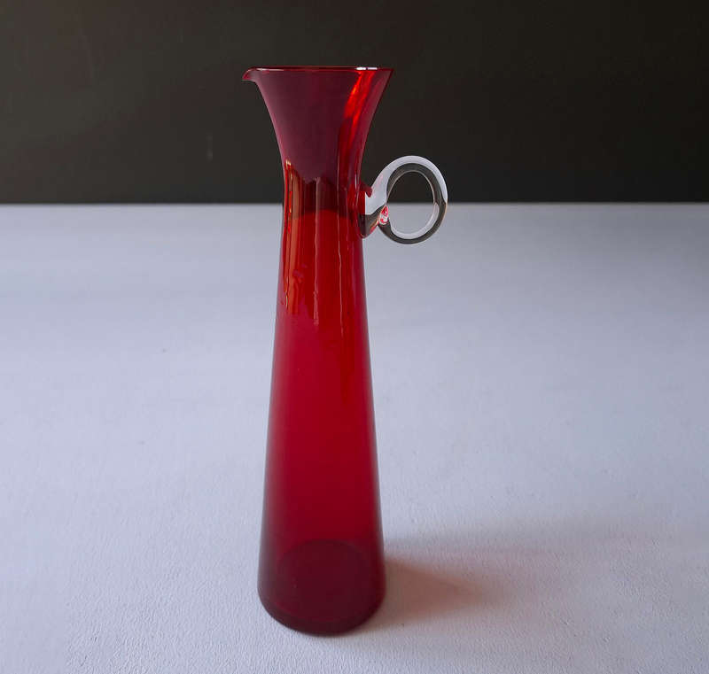 Venetian Red Glass Vase