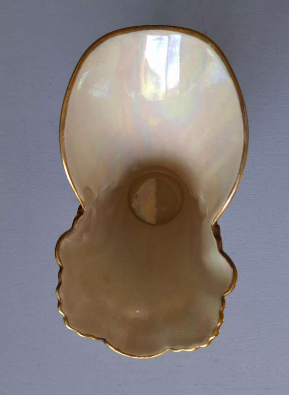Carlton Ware Vert Royale Cornucopia Vase