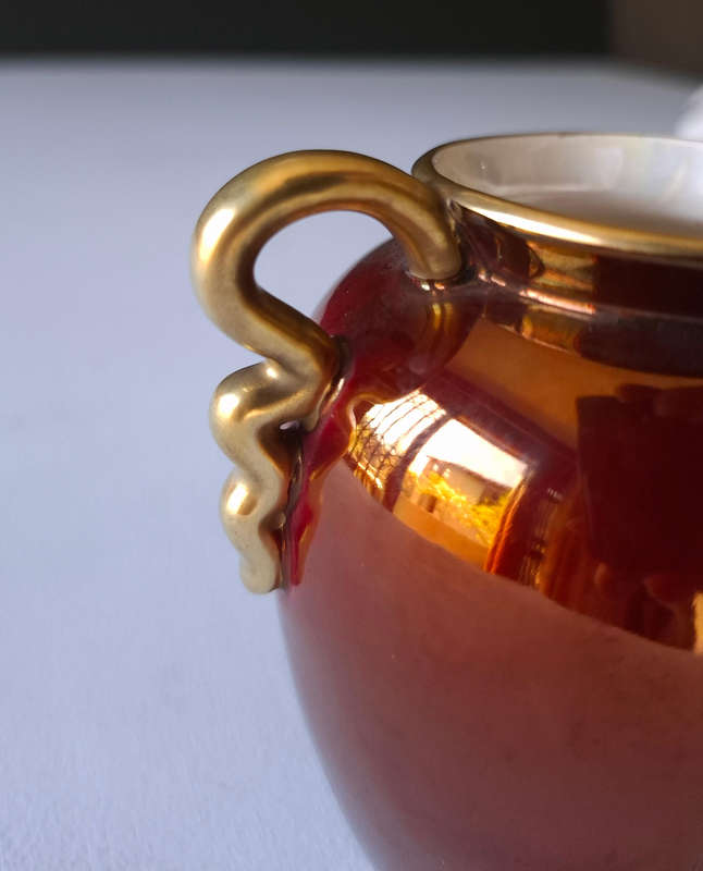 Carlton Ware Rouge Royale 2-handled Lustre Vase
