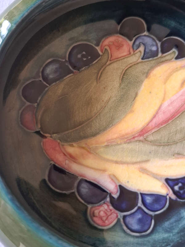 Moorcroft 'Leaf and Berry' Small Bowl