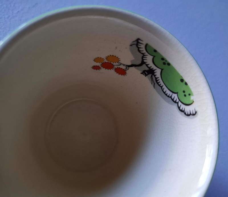 Crown Ducal Art Deco Cup and Saucer