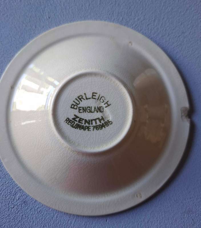1930s Burleigh Zenith Cup and Saucer