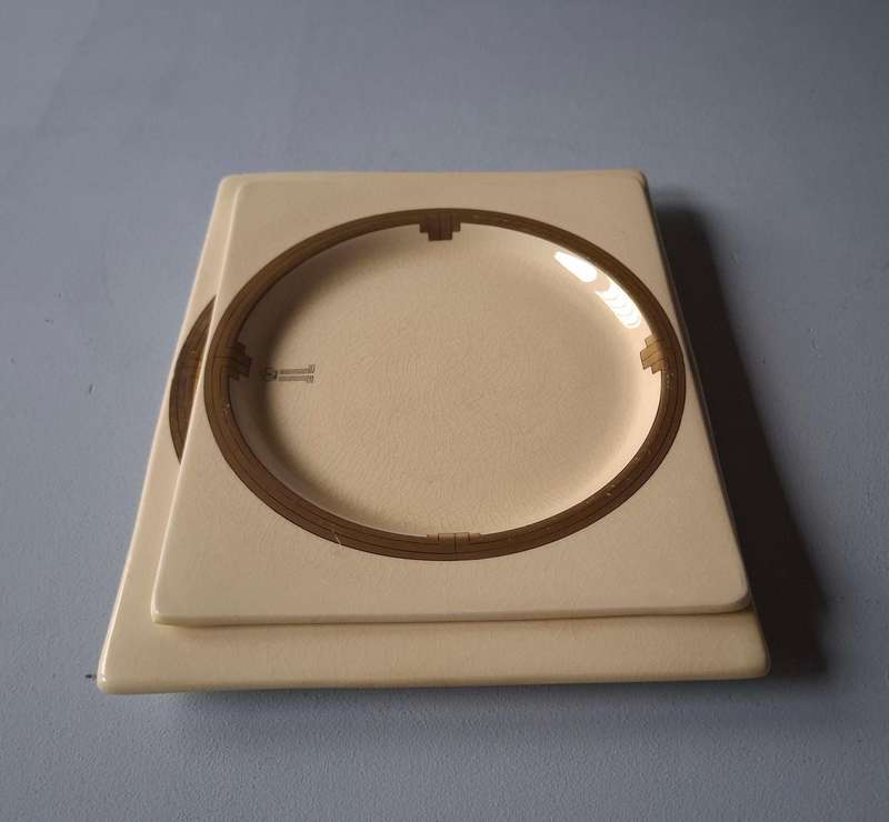 Clarice Cliff  'The Biarritz' Rectangular Plates