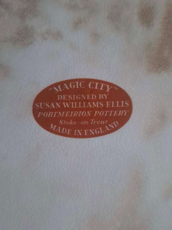 Portmeirion 'Magic City' Vegetable Tureen with Lid