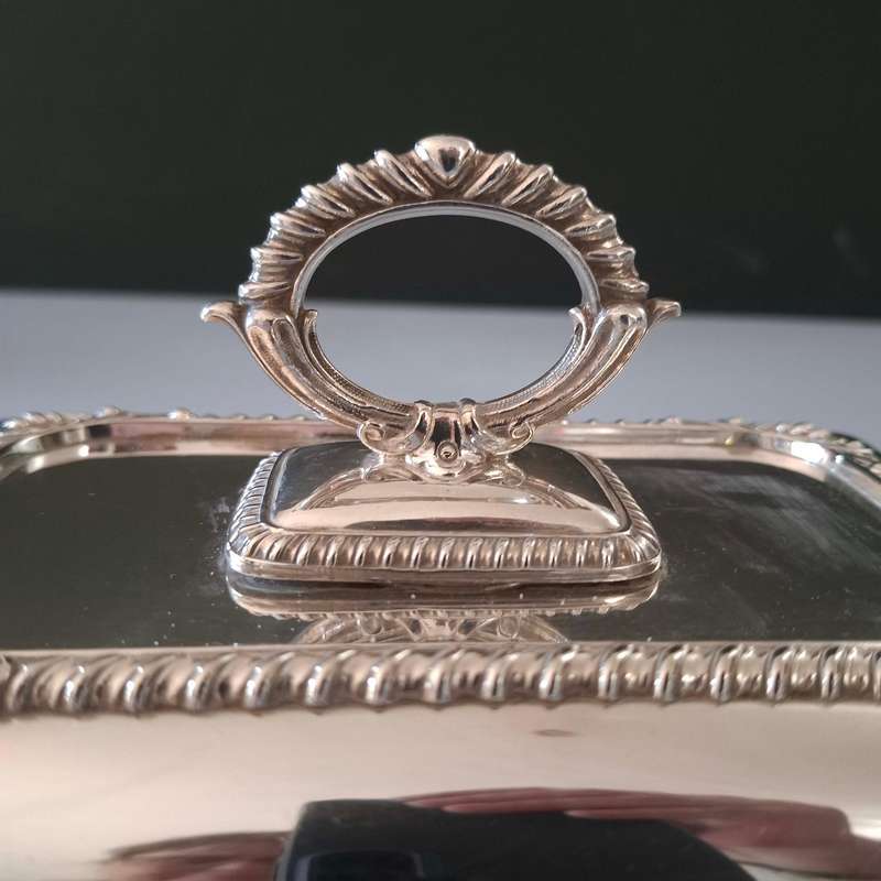 Harrison Brothers & Howson Silver Plated Entrée Dish